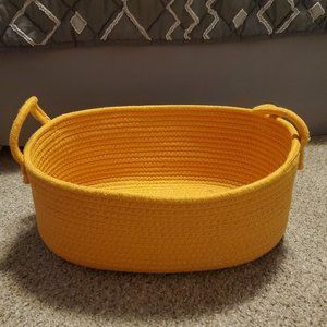 Yellow Rope Basket